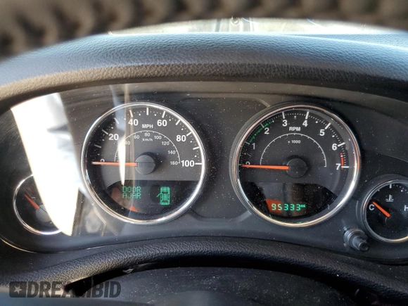 2018 Jeep Wrangler JK Unlimited Sahara with VIN 1C4BJWEGXJL936304, listed as a Copart auction lot 74072544 with 95,333 mi miles and Salvage Title. Bid and sale history available at carsss.com. Image 9.