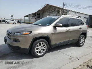 2017 Jeep Cherokee Latitude with VIN 1C4PJLCB1HW650135, listed as a Copart auction lot 47460145 with 101,503 mi miles and Salvage Title. Bid and sale history available at carsss.com. Image 1.