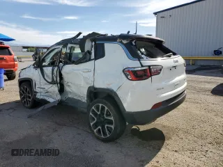 2017 Jeep Compass Limited z VIN 3C4NJDCB9HT664979, wystawiony jako Copart lot #56925065 z przebiegiem 62 777 mil mil oraz Szkoda całkowita • Salvage title. Historia ofert i sprzedaży dostępna na DreamBid. Obrazek 2.