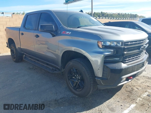 2020 Chevrolet Silverado 1500 LT Trail Boss with VIN 3GCPYFED8LG131487, listed as a IAAI auction lot 41689549 with 87,474 mi miles and . Bid and sale history available at DreamBid. Image 1.