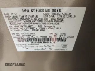 2015 Ford Police Interceptor с VIN 1FAHP2MK5FG149435, выставлен на аукционе IAAI как лот 42391863 с пробегом 115 224 миль миль и . История ставок и продаж доступна на DreamBid. Изображение 9.