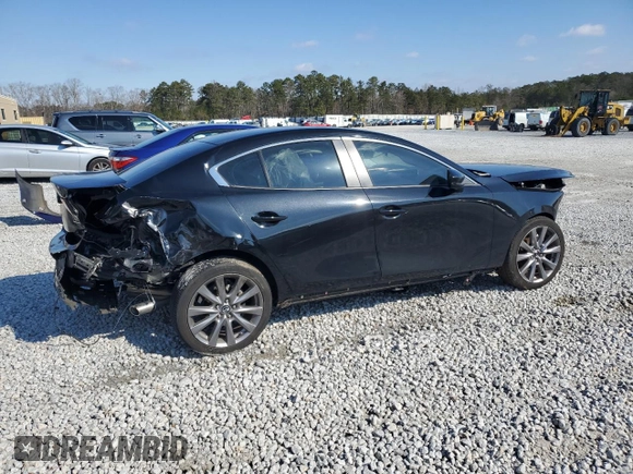 2019 Mazda 3 w/Select Pkg with VIN JM1BPACL7K1106829, listed as a Copart auction lot 45808065 with 57,600 mi miles and Salvage Title. Bid and sale history available at carsss.com. Image 3.