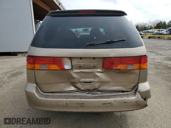 2003 Honda Odyssey EX-L with VIN 5FNRL18933B020997, listed as a Copart auction lot 49858395 with 264,091 mi miles and Salvage Title. Bid and sale history available at DreamBid. Image 6.