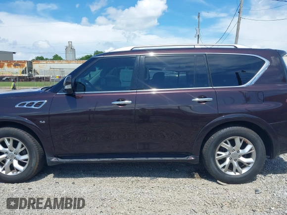 2014 Infiniti QX80 with VIN JN8AZ2NE9E9065544, listed as a IAAI auction lot 42652230 with 189,714 mi miles and . Bid and sale history available at DreamBid. Image 14.