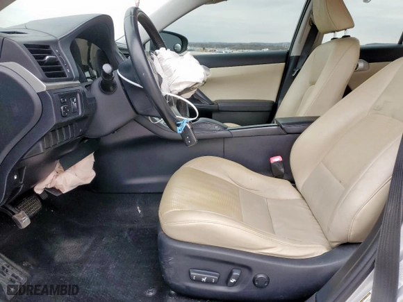 2012 Lexus CT 200h with VIN JTHKD5BH2C2074010, listed as a Copart auction lot 45610875 with 123678 miles and Salvage Title. Bid and sale history available at carsss.com. Image 7.