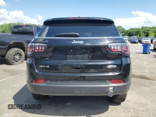 2024 Jeep Compass Latitude with VIN 3C4NJDBN2RT605382, listed as a Copart auction lot 64115305 with 35,562 mi miles and Salvage title. Bid and sale history available at DreamBid. Image 6.