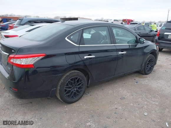 2014 Nissan Sentra SR with VIN 3N1AB7AP4EY341047, listed as a IAAI auction lot 41442591 with 152,429 mi miles. Bid and sale history available at carsss.com. Image 4.