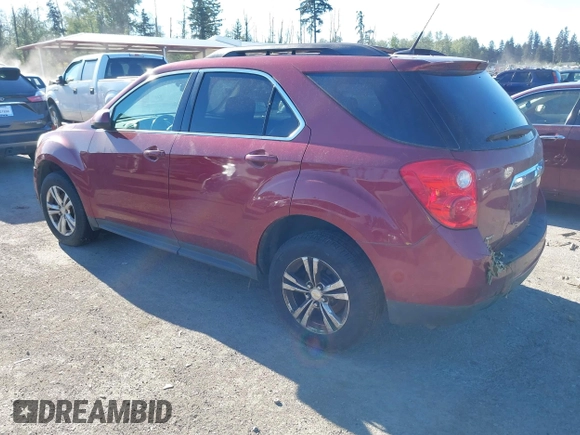 2012 Chevrolet Equinox LT w/1LT with VIN 2GNFLEEK5C6262687, listed as a IAAI auction lot 42153387 with 216,604 mi miles. Bid and sale history available at carsss.com. Image 3.