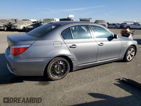 2009 BMW 5 Series 528i with VIN WBANU53519C119831, listed as a Copart auction lot 76983424 with 177,210 mi miles and Salvage Title. Bid and sale history available at carsss.com. Image 3.