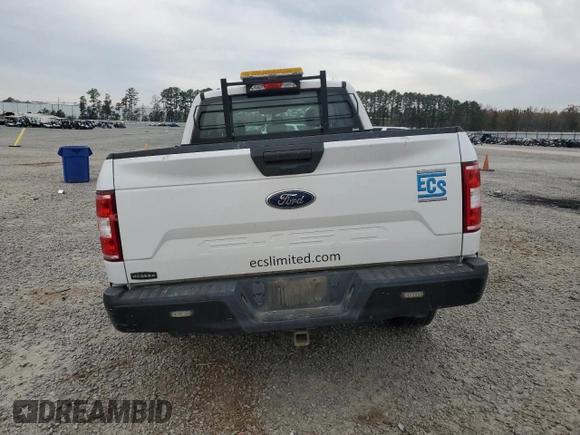 2019 Ford F-150 XL with VIN 1FTFX1E59KFA06511, listed as a Copart auction lot 80884844 with 104,543 mi miles and Salvage title. Bid and sale history available at DreamBid. Image 6.