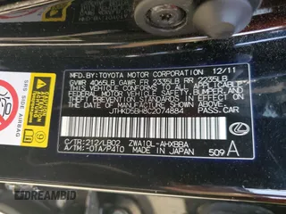 2012 Lexus CT 200h z VIN JTHKD5BH8C2074884, wystawiony jako Copart lot #53290585 z przebiegiem 99 476 mil mil oraz Szkoda całkowita • Salvage title. Historia ofert i sprzedaży dostępna na DreamBid. Obrazek 12.