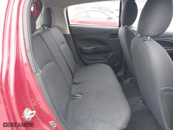 2015 Mitsubishi Mirage DE with VIN ML32A3HJ0FH045392, listed as a IAAI auction lot 41765934 with 61,847 mi miles. Bid and sale history available at carsss.com. Image 8.