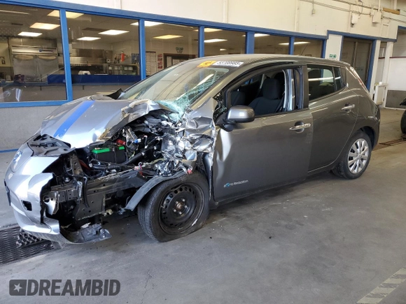 2015 Nissan LEAF S с VIN 1N4AZ0CP9FC333474, выставлен на аукционе Copart как лот 53708985 с пробегом Не указан миль и Списание • Salvage title. История ставок и продаж доступна на DreamBid. Изображение 1.