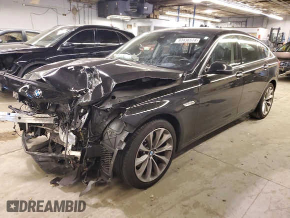 2017 BMW 5 Series 535i xDrive z VIN WBA5M4C34HD187204, wystawiony jako Copart lot #83436574 z przebiegiem 79 026 mil mil oraz Szkoda całkowita • Salvage title. Historia ofert i sprzedaży dostępna na DreamBid. Obrazek 1.