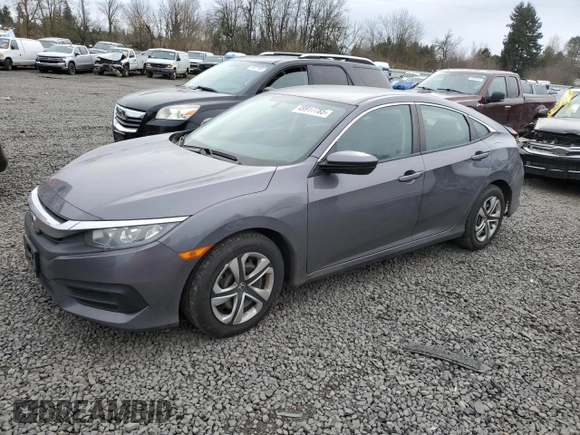 2018 Honda Civic LX with VIN 2HGFC2F58JH520784, listed as a Copart auction lot 49917785 with 49,059 mi miles and Salvage Title. Bid and sale history available at carsss.com. Image 1.