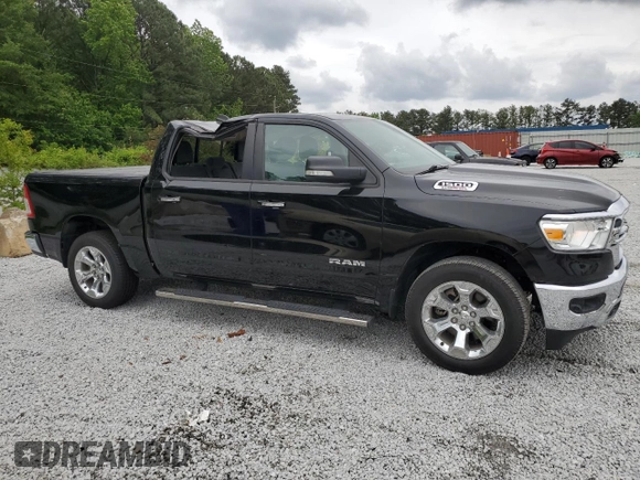 2020 Ram 1500 Big Horn with VIN 1C6SRFFM7LN248711, listed as a Copart auction lot 55170095 with 60,531 mi miles and Clean Title. Bid and sale history available at carsss.com. Image 4.