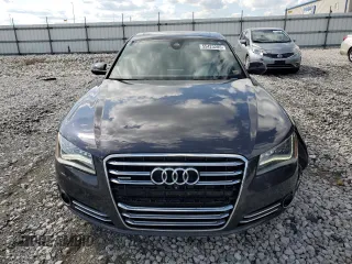 2014 Audi A8 4.0T с VIN WAUR2AFDXEN011628, выставлен на аукционе Copart как лот 55423285 с пробегом 94 681 миль миль и Списание • Salvage title. История ставок и продаж доступна на DreamBid. Изображение 5.