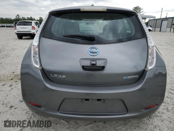 2015 Nissan LEAF SV with VIN 1N4AZ0CP2FC332733, listed as a Copart auction lot 54180075 with 113,871 mi miles and Clean Title. Bid and sale history available at carsss.com. Image 6.