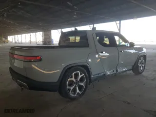 2022 Rivian R1T Adventure Package with VIN 7FCTGAAA3NN014291, listed as a Copart auction lot 76587044 with 0 mi miles and Salvage Title. Bid and sale history available at carsss.com. Image 3.