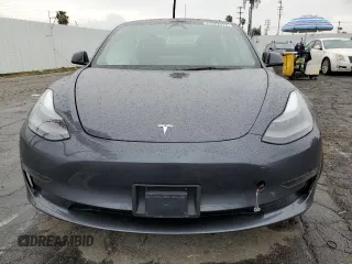 2023 Tesla Model 3 with VIN 5YJ3E1EA2PF708297, listed as a Copart auction lot 47982675 with 16,246 mi miles and Salvage title. Bid and sale history available at DreamBid. Image 5.