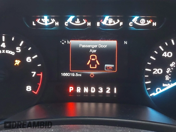 2017 Ford F-150 XL with VIN 1FTEX1E89HKD96516, listed as a IAAI auction lot 41609804 with 166,019 mi miles. Bid and sale history available at carsss.com. Image 15.
