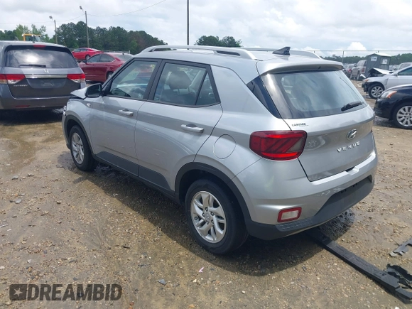 2020 Hyundai Venue SEL with VIN KMHRC8A31LU045687, listed as a IAAI auction lot 42244909 with 57,048 mi miles and . Bid and sale history available at DreamBid. Image 3.