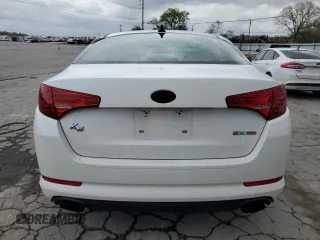 2013 Kia Optima EX with VIN 5XXGN4A78DG231512, listed as a Copart auction lot 52190005 with 160,891 mi miles and Salvage Title. Bid and sale history available at DreamBid. Image 6.