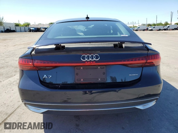 2021 Audi A7 Premium Plus with VIN WAUR2AF26MN025474, listed as a Copart auction lot 49364094 with 41,434 mi miles. Bid and sale history available at carsss.com. Image 6.
