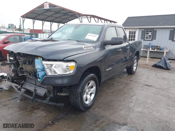 2021 Ram 1500 Big Horn with VIN 1C6SRFBT9MN559538, listed as a IAAI auction lot 41685007 with 109,527 mi miles. Bid and sale history available at carsss.com. Image 18.