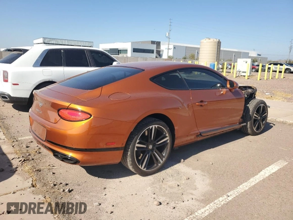 2020 Bentley Continental GT First Edition with VIN SCBCG2ZG6LC076719, listed as a Copart auction lot 42977755 with 21,017 mi miles and Salvage title. Bid and sale history available at DreamBid. Image 3.