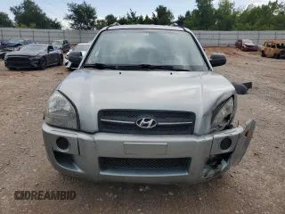 2007 Hyundai Tucson GLS with VIN KM8JM12B27U495748, listed as a Copart auction lot 65995374 with 203,456 mi miles and Salvage Title. Bid and sale history available at carsss.com. Image 5.