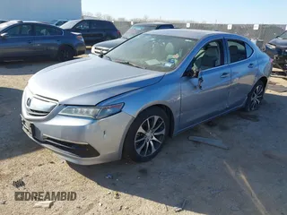 2016 Acura TLX with VIN 19UUB1F34GA013505, listed as a IAAI auction lot 41671913 with 123,164 mi miles. Bid and sale history available at carsss.com. Image 17.