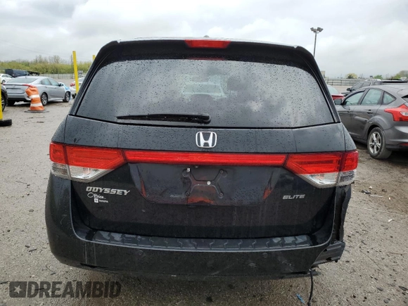 2014 Honda Odyssey Touring z VIN 5FNRL5H91EB063390, wystawiony jako Copart lot #54482545 z przebiegiem Nie podano mil oraz Szkoda całkowita • Salvage title. Historia ofert i sprzedaży dostępna na DreamBid. Obrazek 6.