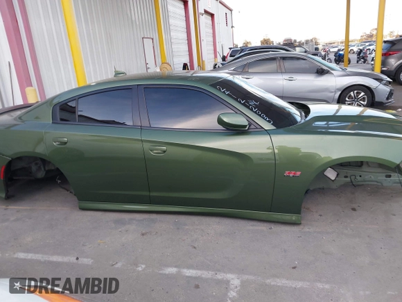 2021 Dodge Charger Scat Pack Widebody with VIN 2C3CDXGJ4MH559324, listed as a IAAI auction lot 41114230 with 1 mi miles. Bid and sale history available at carsss.com. Image 13.