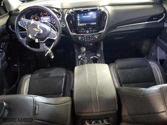 2021 Chevrolet Traverse Premier with VIN 1GNEVKKW1MJ145432, listed as a Copart auction lot 46148735 with 65,719 mi miles and Salvage Title. Bid and sale history available at carsss.com. Image 8.