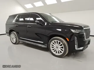 2021 Cadillac Escalade Luxury with VIN 1GYS3AKL2MR238151, listed as a Copart auction lot 49514015 with 127,079 mi miles and Clean Title. Bid and sale history available at carsss.com. Image 4.