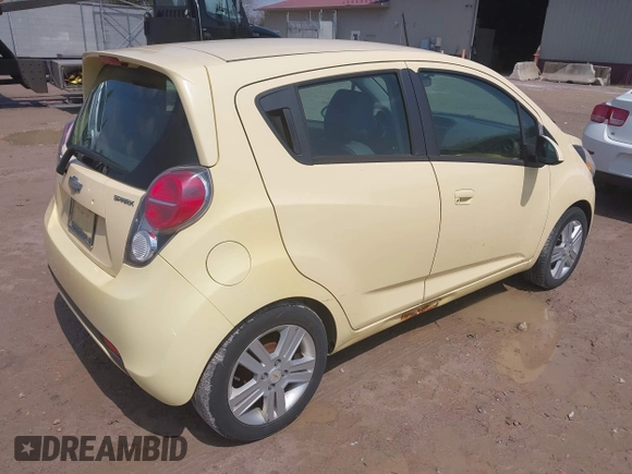 2013 Chevrolet Spark LT with VIN KL8CD6S99DC579079, listed as a IAAI auction lot 42090297 with 101,985 mi miles. Bid and sale history available at carsss.com. Image 4.