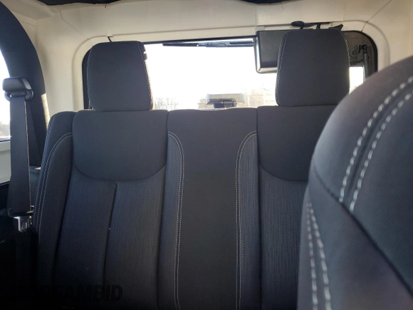 2014 Jeep Wrangler Sahara with VIN 1C4AJWBG9EL102983, listed as a Copart auction lot 84501554 with 120,372 mi miles and Salvage Title. Bid and sale history available at DreamBid. Image 10.