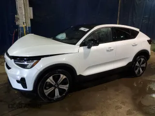 2023 Volvo C40 Recharge Pure Electric Plus with VIN YV4ED3GLXP2065848, listed as a Copart auction lot 49065114 with 9,557 mi miles. Bid and sale history available at carsss.com. Image 1.