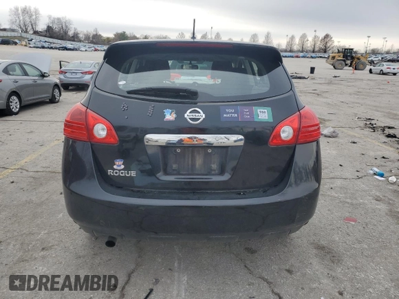 2012 Nissan Rogue S with VIN JN8AS5MT0CW274532, listed as a Copart auction lot 87309864 with 218,298 mi miles and Salvage Title. Bid and sale history available at DreamBid. Image 6.