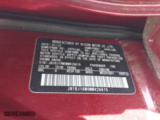 2021 Nissan Rogue Sport S with VIN JN1BJ1AW0MW426615, listed as a IAAI auction lot 41986000 with 27,150 mi miles. Bid and sale history available at carsss.com. Image 9.