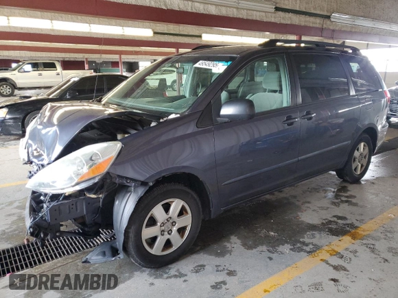2006 Toyota Sienna CE with VIN 5TDZA23C36S485049, listed as a Copart auction lot 49549295 with 109,757 mi miles and Salvage Title. Bid and sale history available at carsss.com. Image 1.