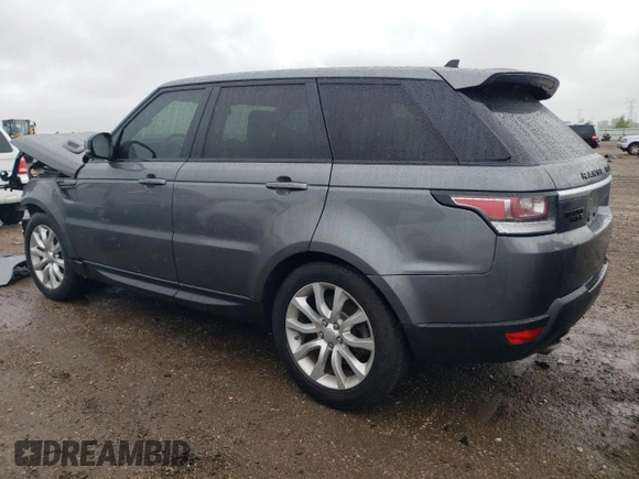 2016 Land Rover Range Rover Sport HSE with VIN SALWR2PF5GA581739, listed as a Copart auction lot 57715875 with 102,936 mi miles and Salvage title. Bid and sale history available at DreamBid. Image 2.
