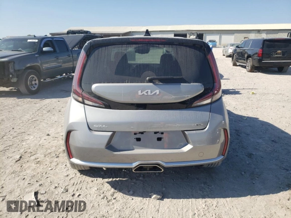 2024 Kia Soul GT-Line with VIN KNDJ53AU7R7921709, listed as a Copart auction lot 77565214 with 2,055 mi miles and Salvage Title. Bid and sale history available at carsss.com. Image 6.