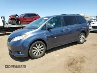 2017 Toyota Sienna XLE with VIN 5TDDZ3DC8HS168698, listed as a Copart auction lot 58201365 with 239,260 mi miles and Salvage title. Bid and sale history available at DreamBid. Image 1.