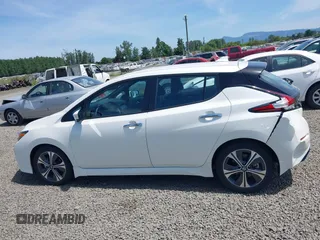 2021 Nissan LEAF SV with VIN 1N4AZ1CV0MC556505, listed as a IAAI auction lot 42438895 with 20,249 mi miles and . Bid and sale history available at DreamBid. Image 14.