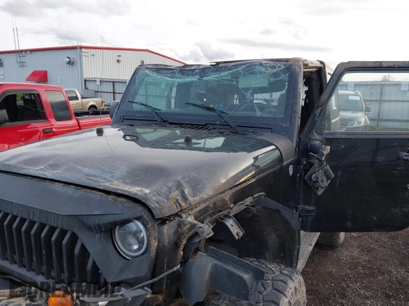 2014 Jeep Wrangler Sahara with VIN 1C4AJWBG5EL247812, listed as a IAAI auction lot 40909884 with 106,475 mi miles and . Bid and sale history available at DreamBid. Image 6.