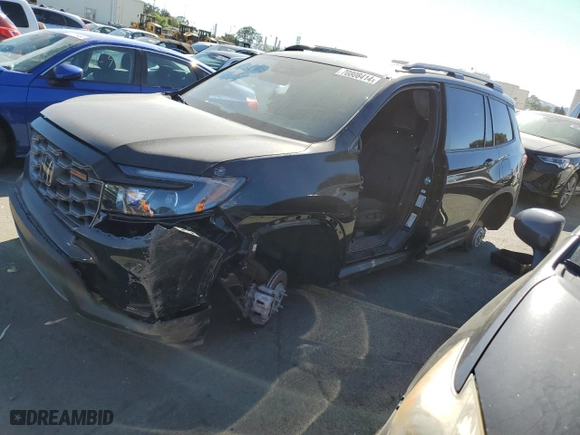 2024 Honda Passport TrailSport with VIN 5FNYF8H60RB006193, listed as a Copart auction lot 70808414 with 0 mi miles and Salvage Title. Bid and sale history available at carsss.com. Image 1.
