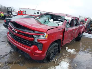 2025 Chevrolet Silverado 1500 with VIN 1GCUKEE80SZ146016, listed as a IAAI auction lot 41565328 with 7 mi miles and . Bid and sale history available at DreamBid. Image 2.