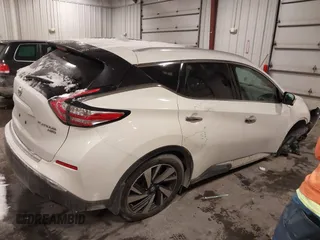2017 Nissan Murano SL with VIN 5N1AZ2MH0HN151436, listed as a IAAI auction lot 41611214 with 127,500 mi miles and . Bid and sale history available at carsss.com. Image 4.